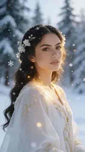 Winter Grace background blur