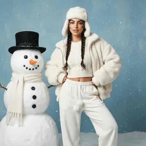 Snowman Chic Studio Edit background blur