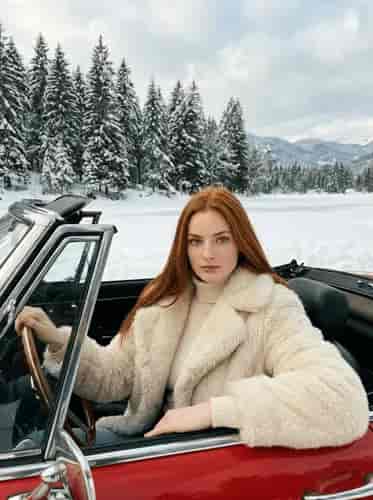 Retro Drive Portrait background blur