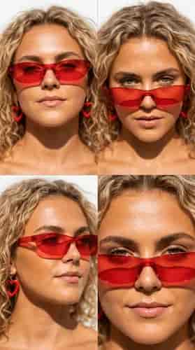 Sunglasses Collage background blur