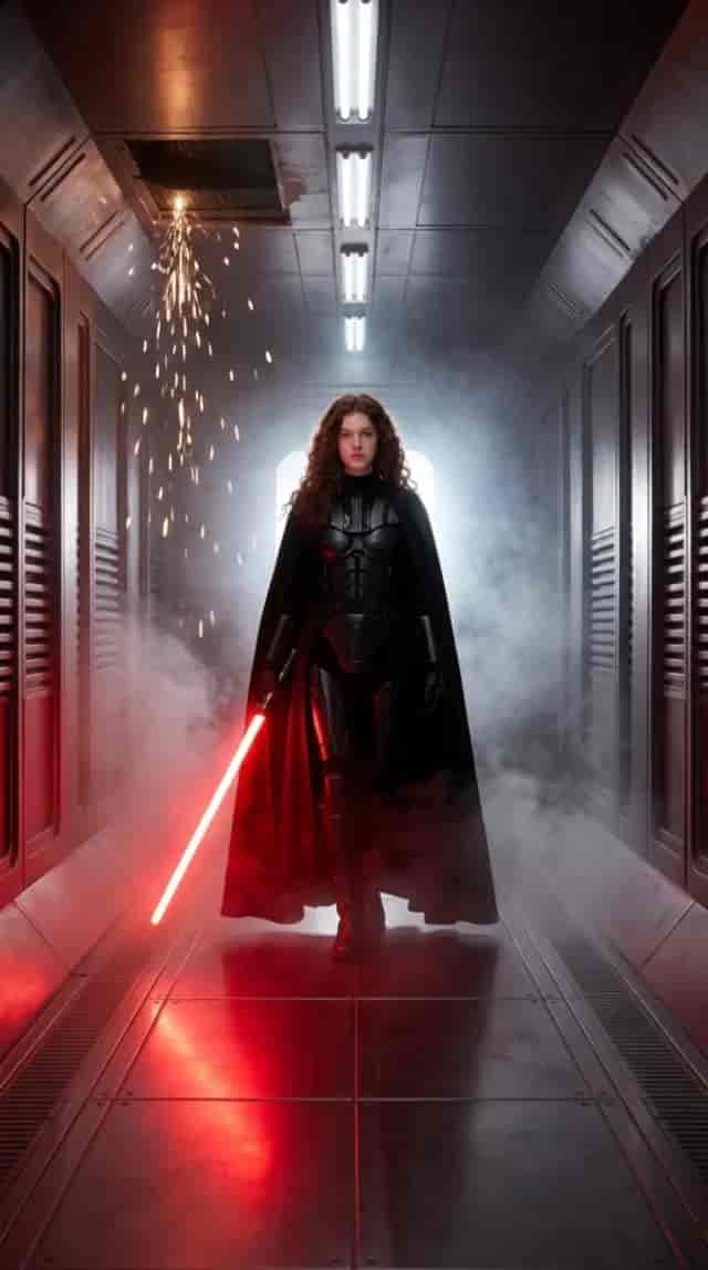 Sith Corridor Stride background blur