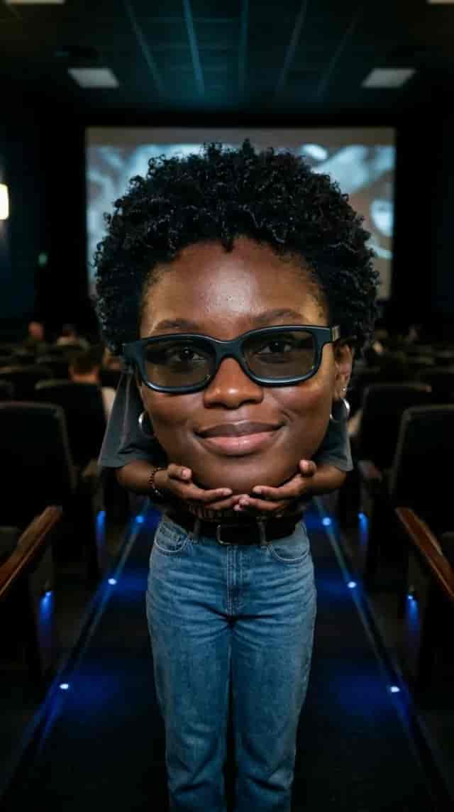 Giant Head background blur