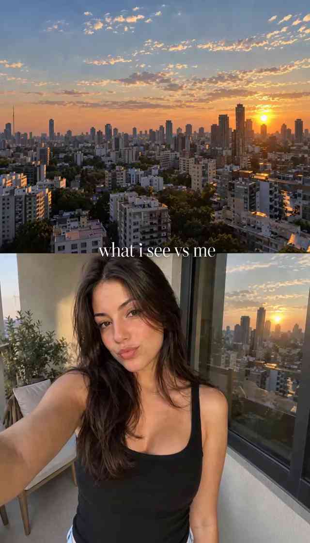 What I See Vs Me background blur