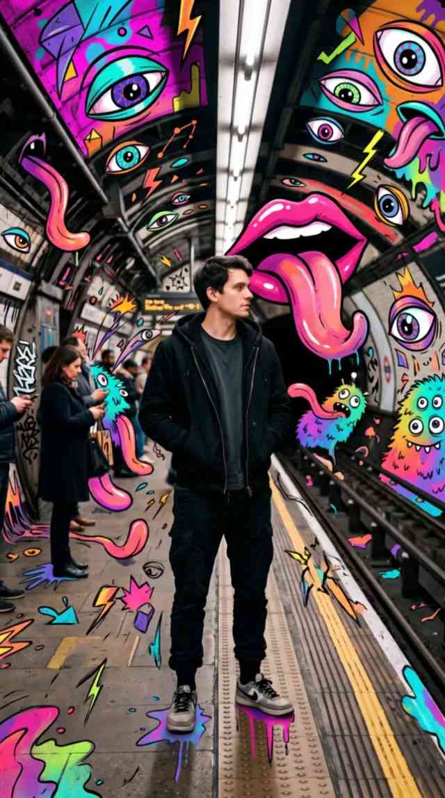 Graffiti Metro Shot background blur
