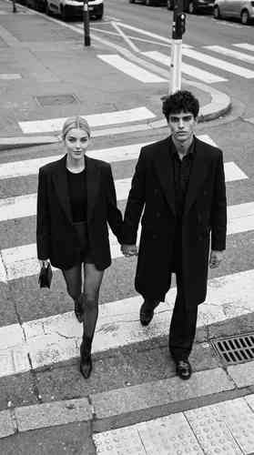 Couple City Photoshoot background blur