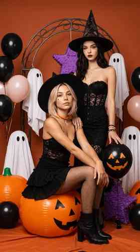 Halloween Studio Shoot background blur
