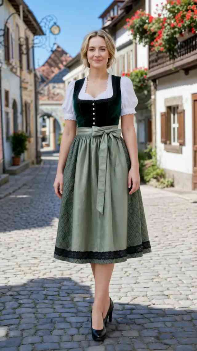 Bavarian Outfit background blur