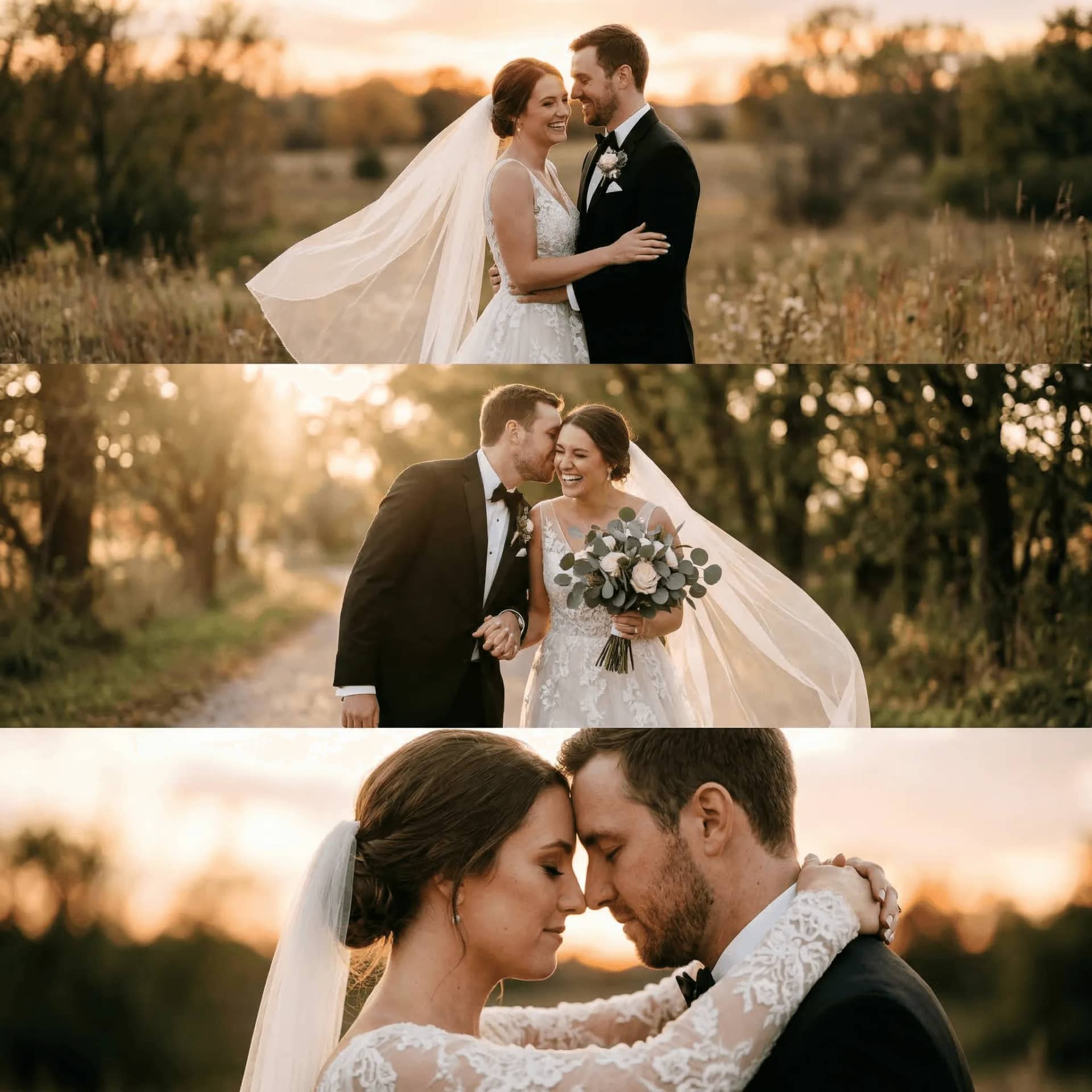 Wedding Triptych Collage
