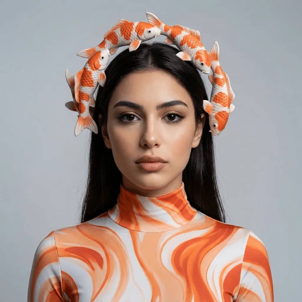 Pisces Zodiac Portrait