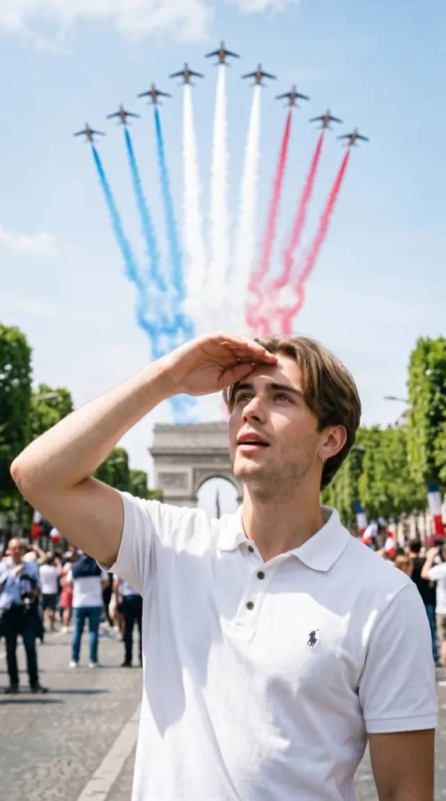 Bastille Day Airshow Flyover