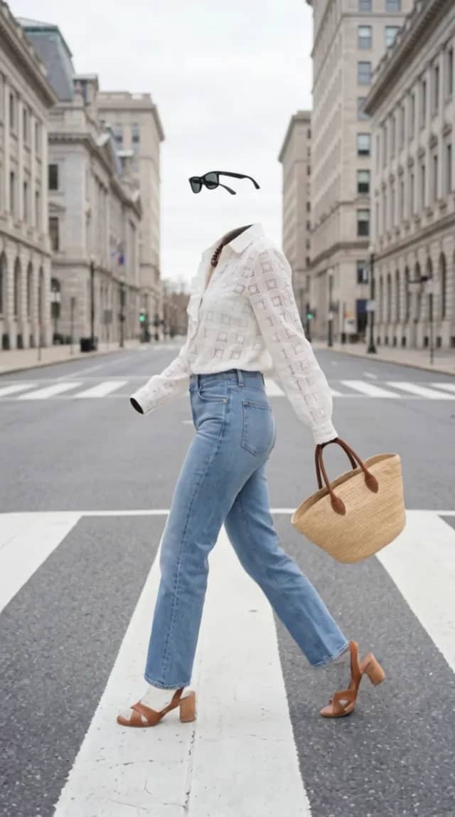 Invisible Outfit Street Walk