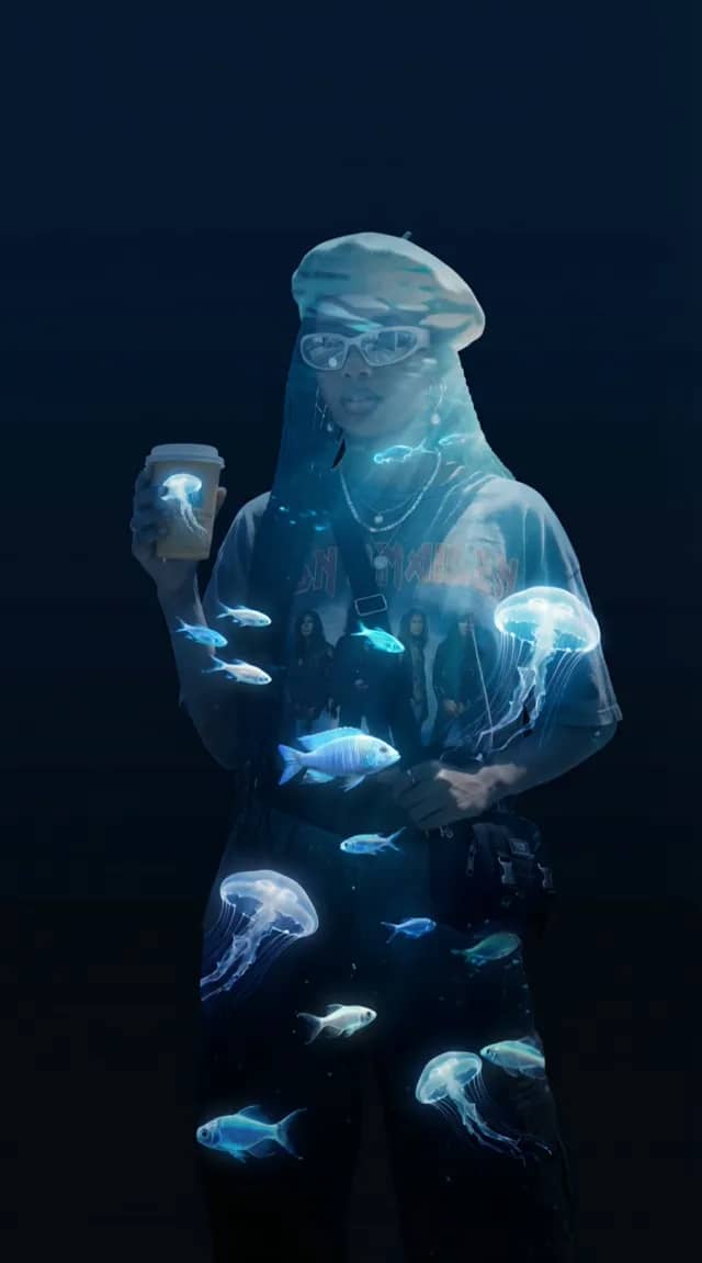 Ocean Double Exposure