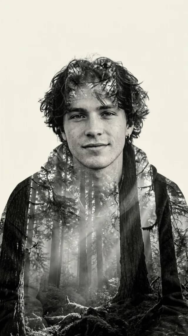 Forest Double Exposure