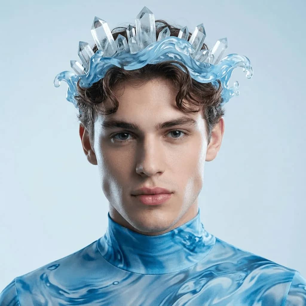 Aquarius Zodiac Portrait