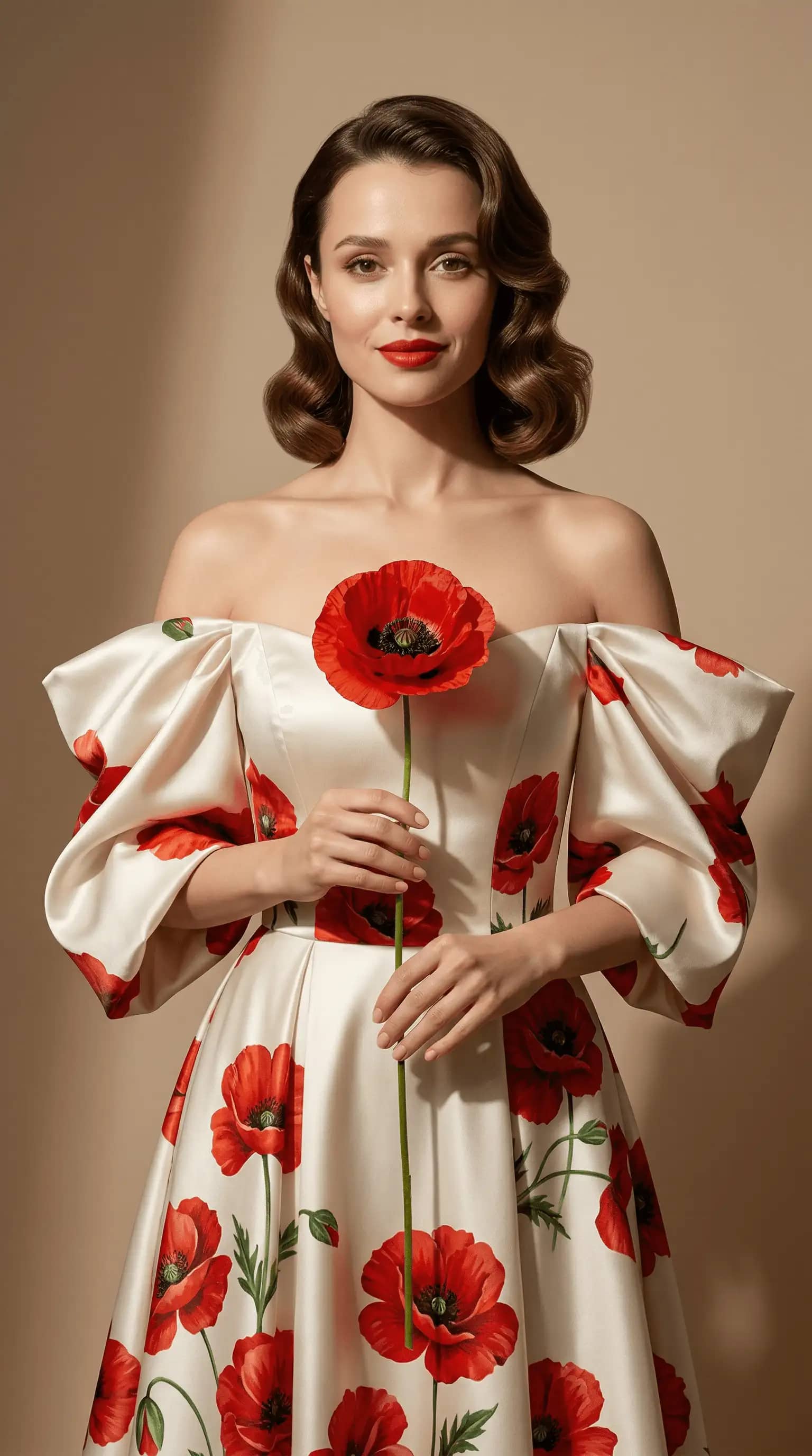 Couture Poppy Portrait