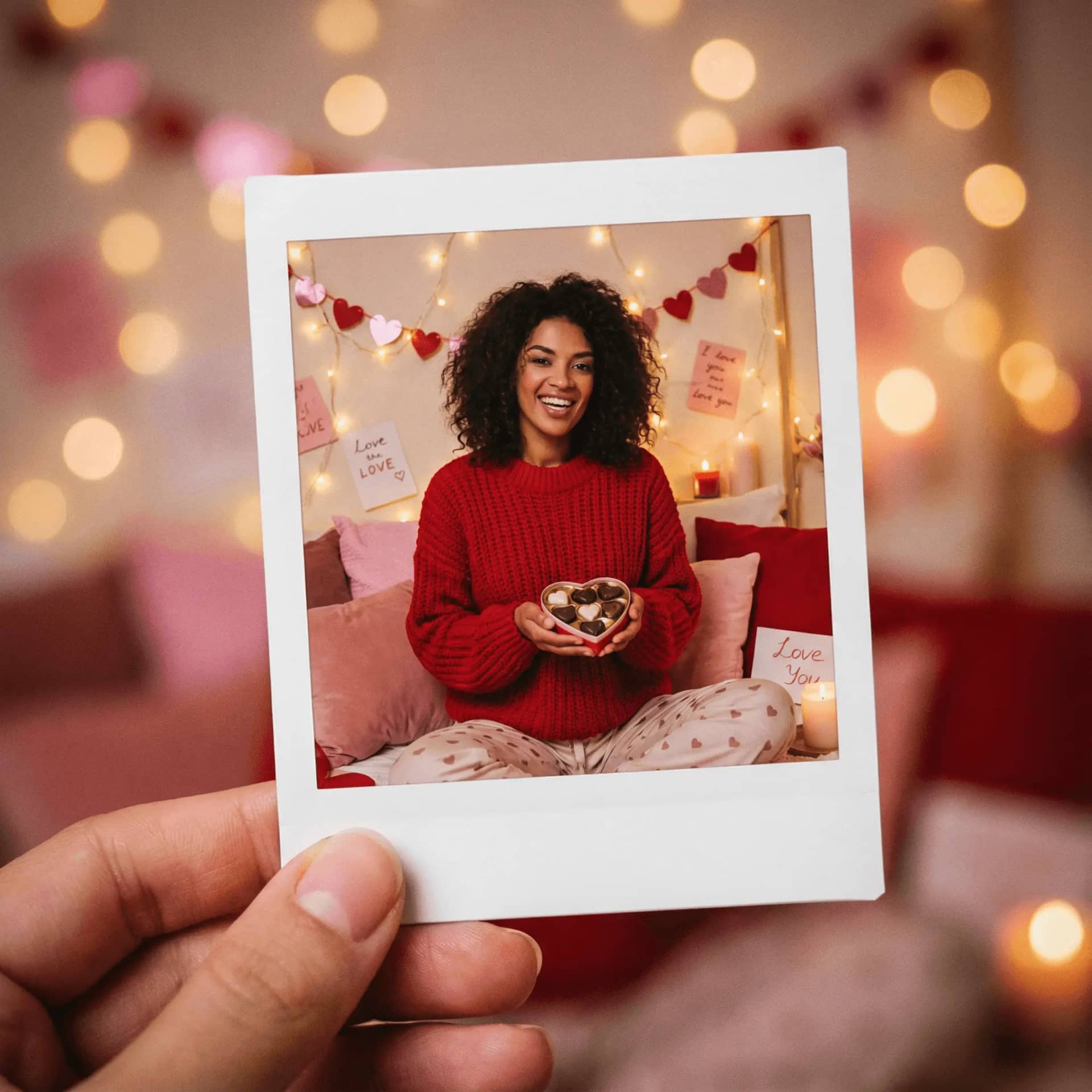 Cozy Valentine Polaroid