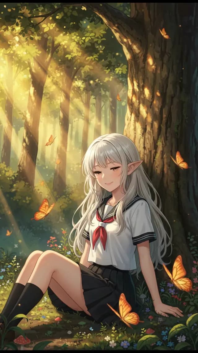 Anime Awakening – Dreamy Butterfly