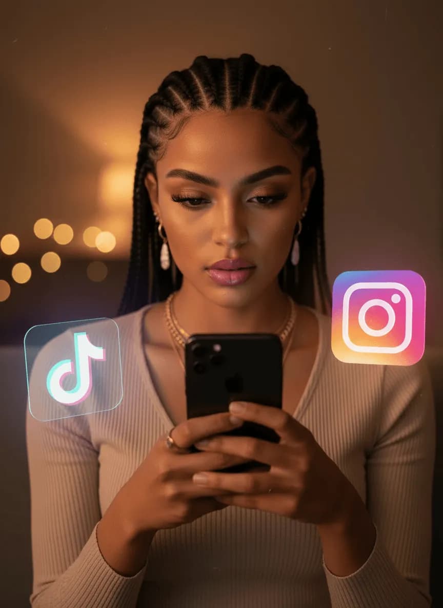 Digital World Portrait – AI Template