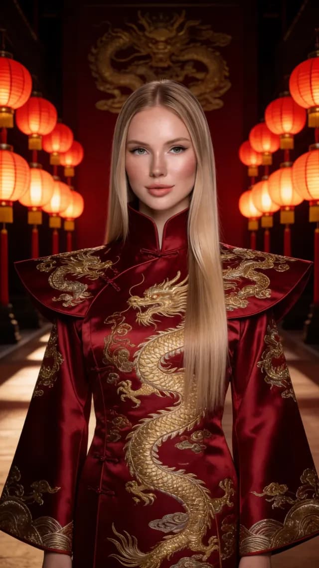Red Dynasty Scene