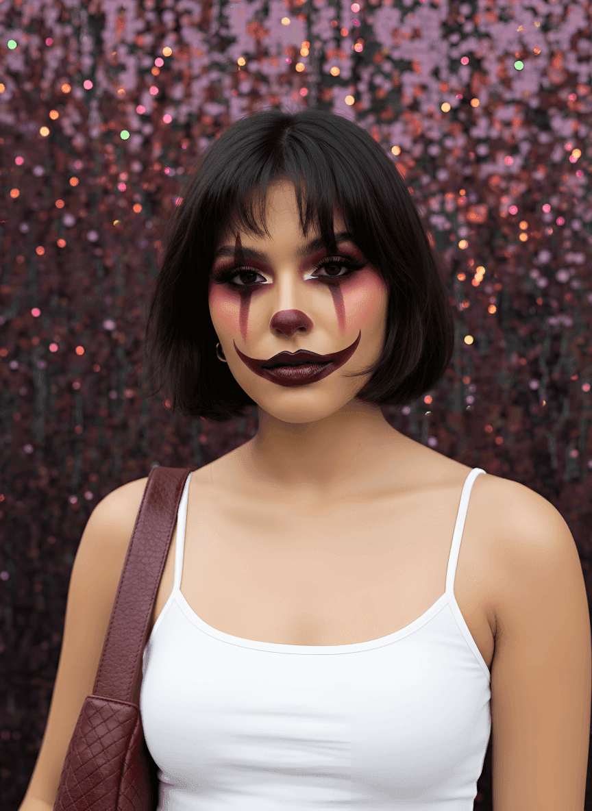 Glam Clown Makeup