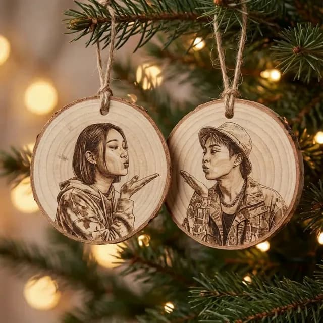 Wooden Ornaments