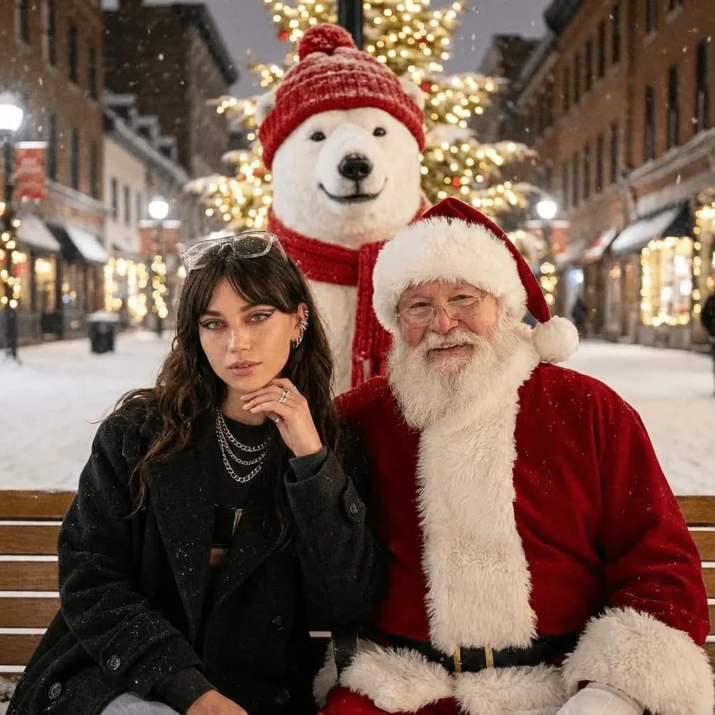 Santa and Bear Night