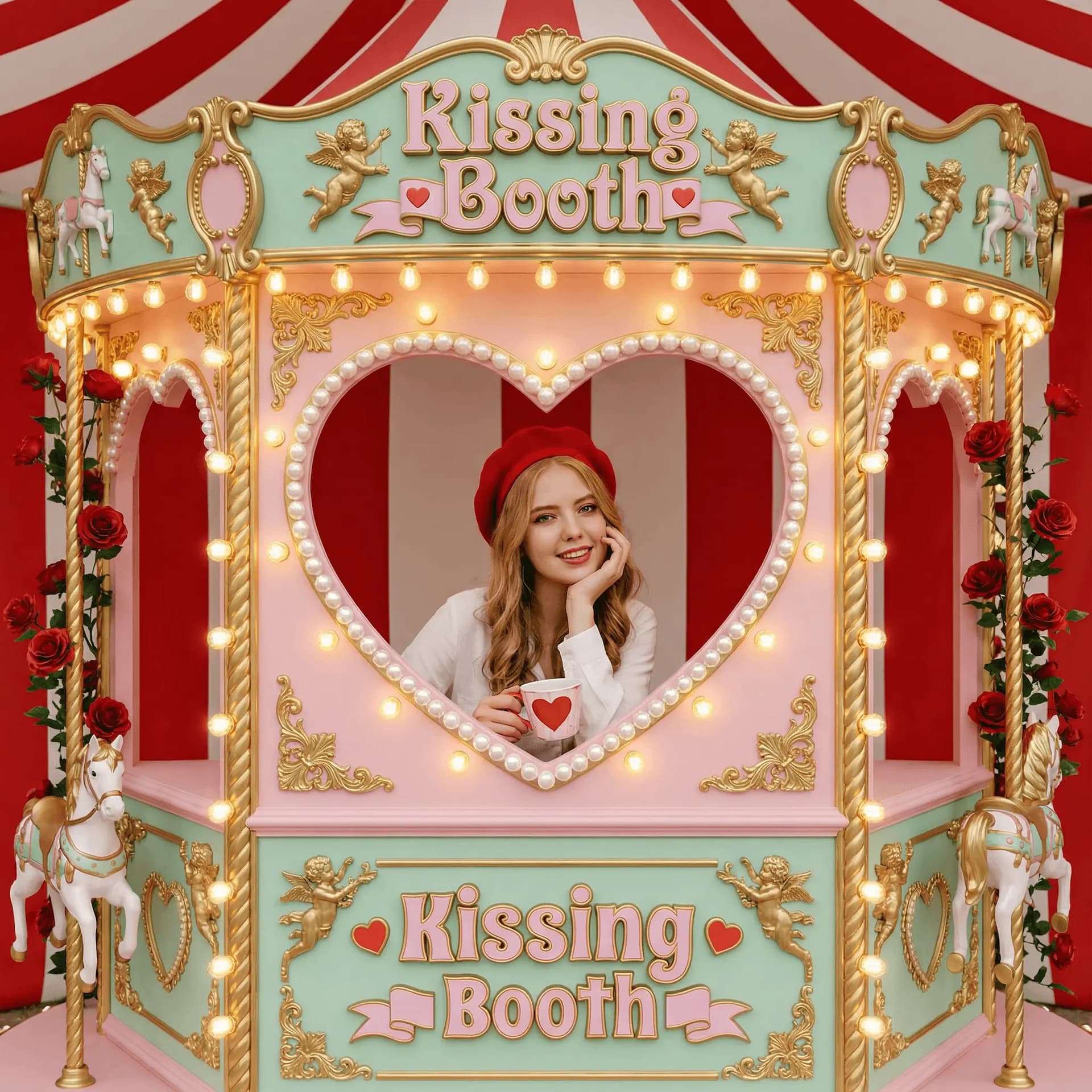 Carousel Kissing Booth