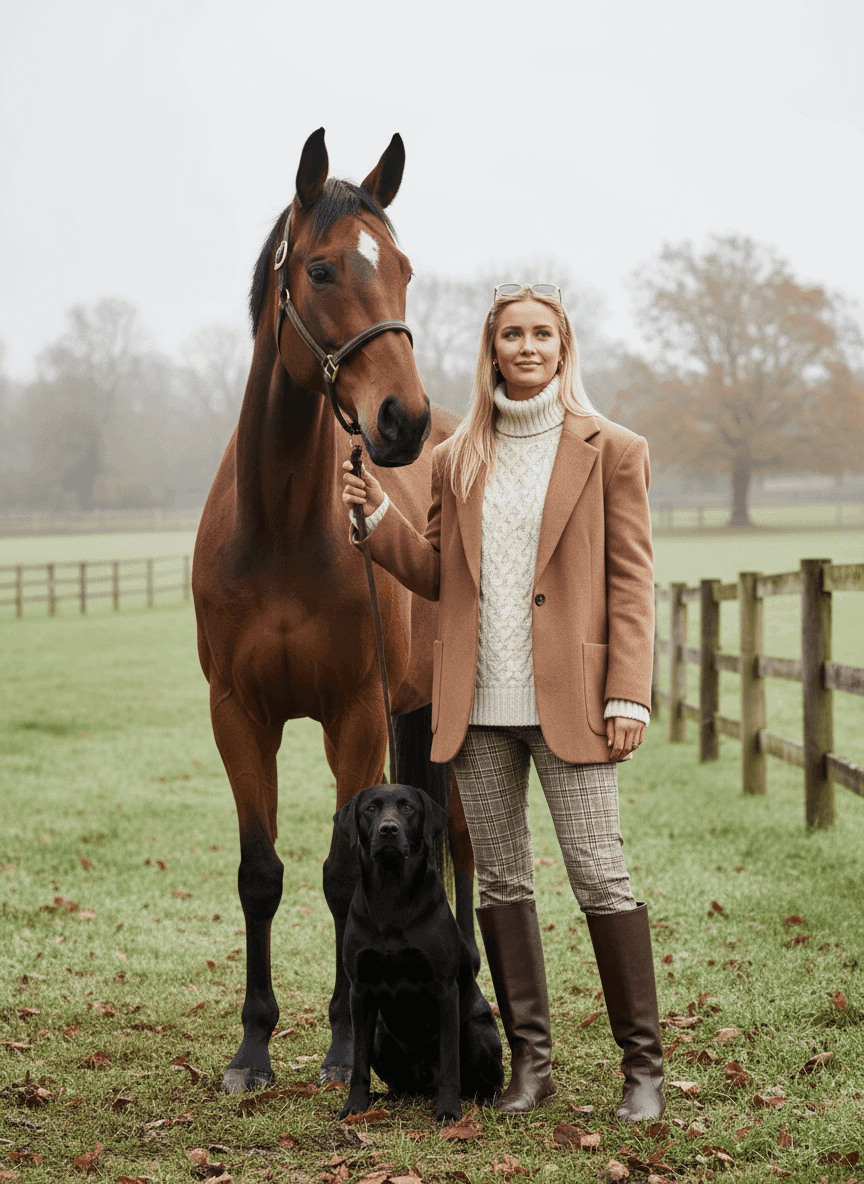 Cinematic Countryside Portrait
