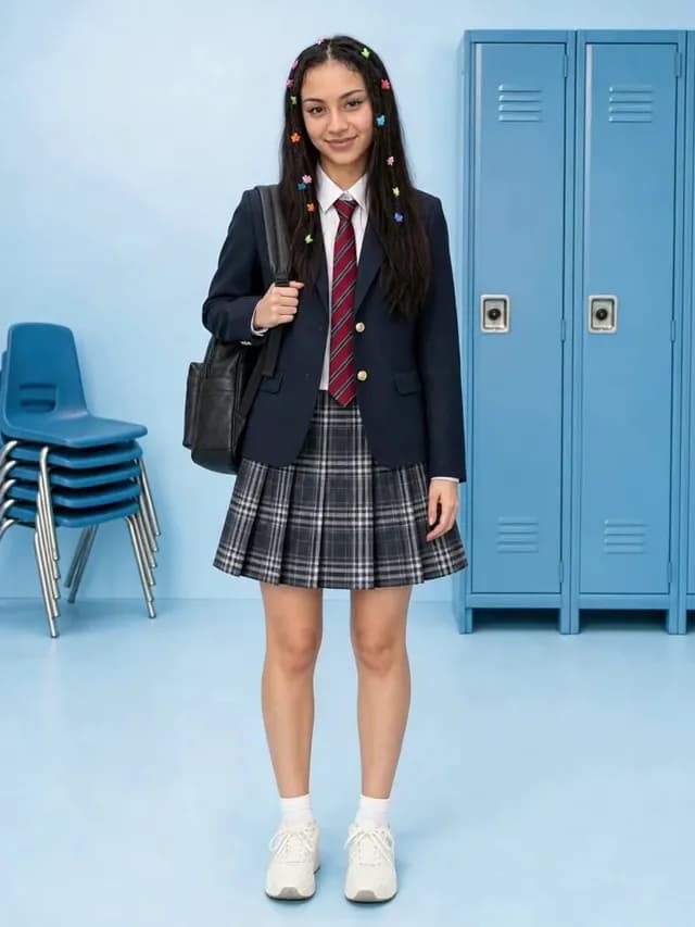 Try On School Uniform