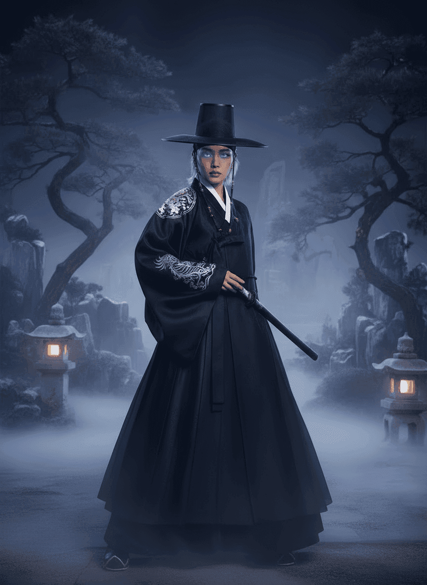 AI Cosplay: K-pop Demon Hunter Portrait 