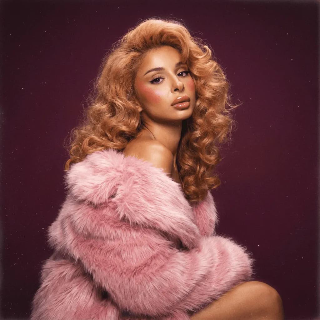 Vintage Fur Diva background blur