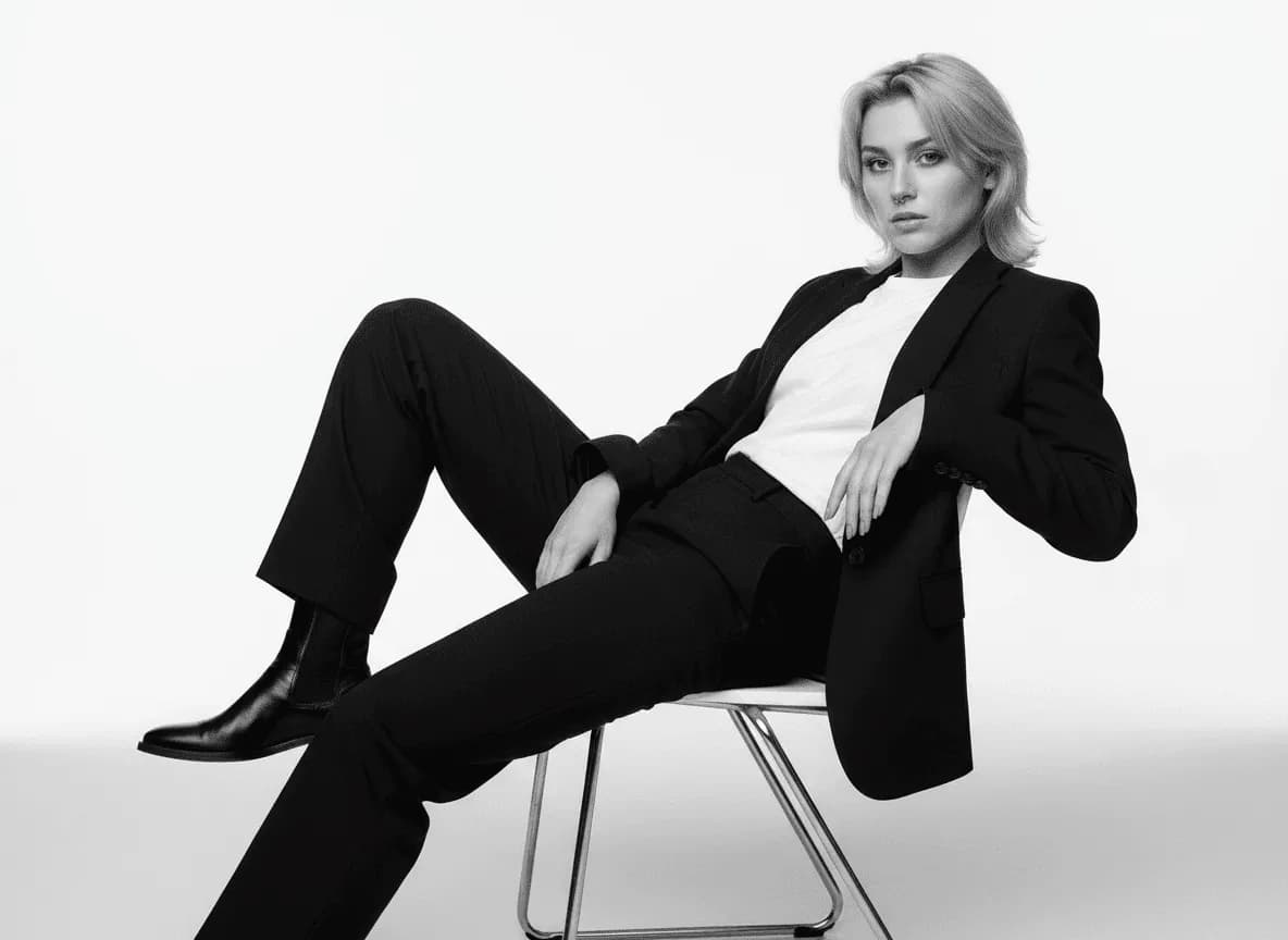 Stylish Editorial Portrait – AI Effect