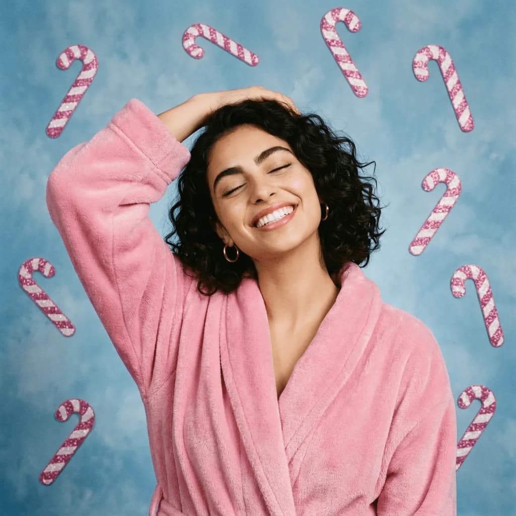Pink Robe Glow background blur
