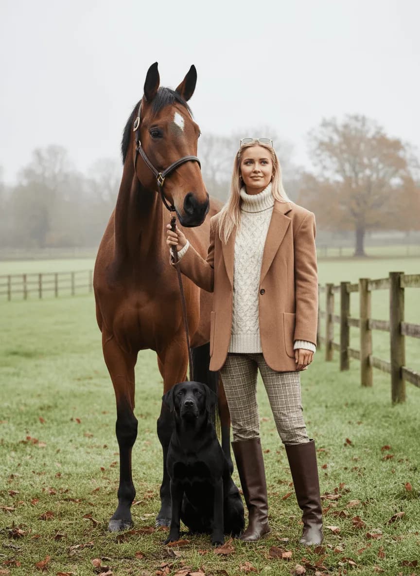 Cinematic Countryside Portrait