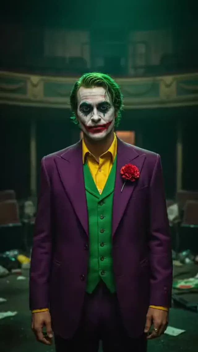 Gritty Green Hair Villain