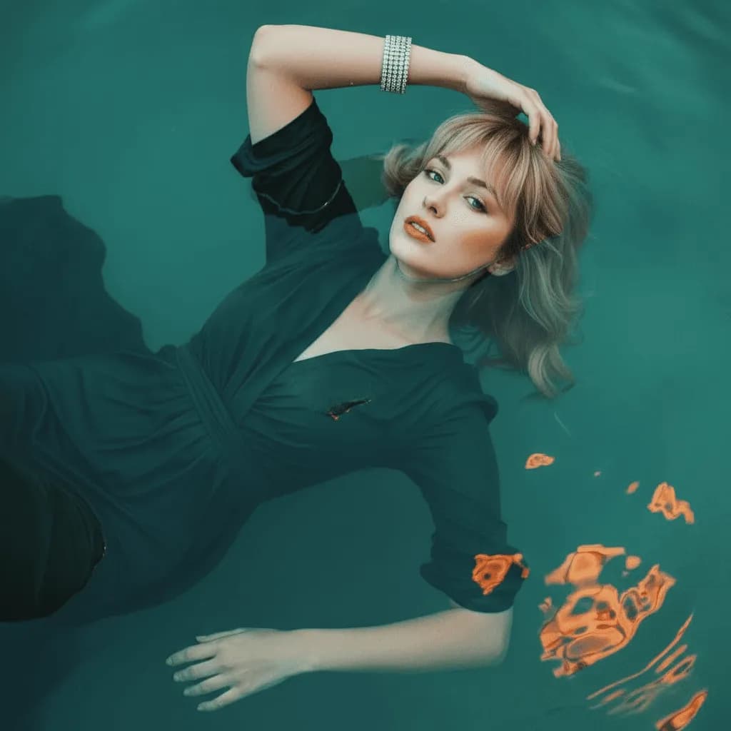 Album Art | Showgirl Water Portrait – AI Template