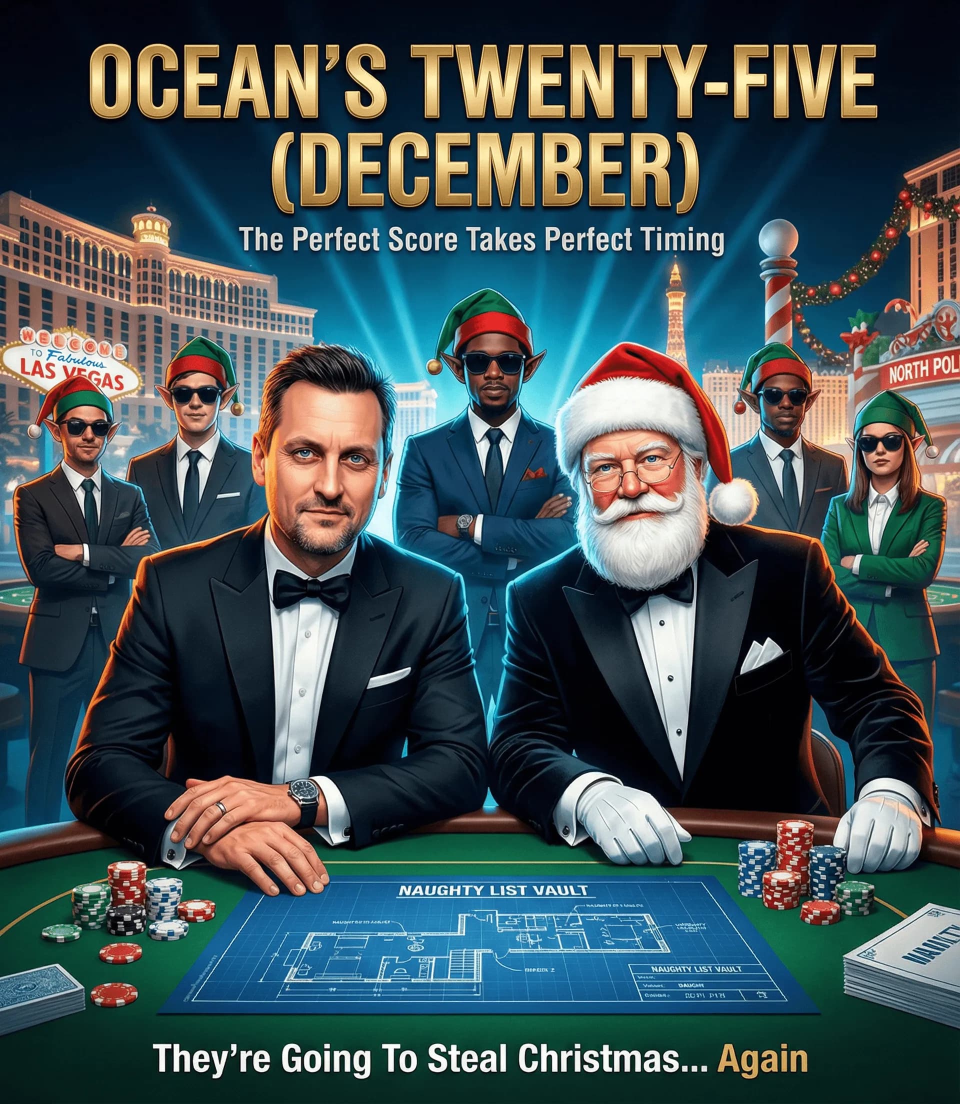 December Score background blur