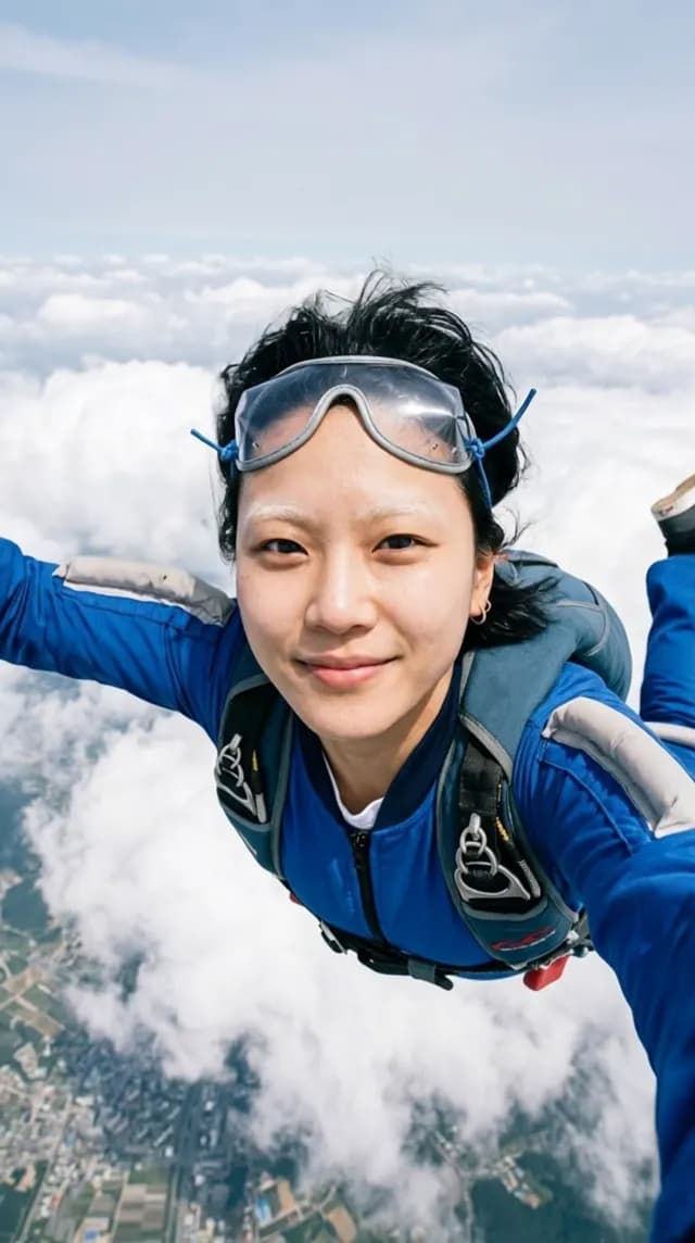 Skydiver Selfie