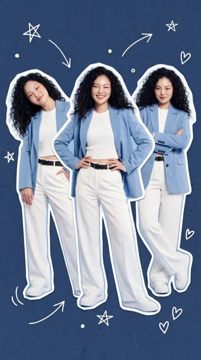 Paper Cutout Trio
