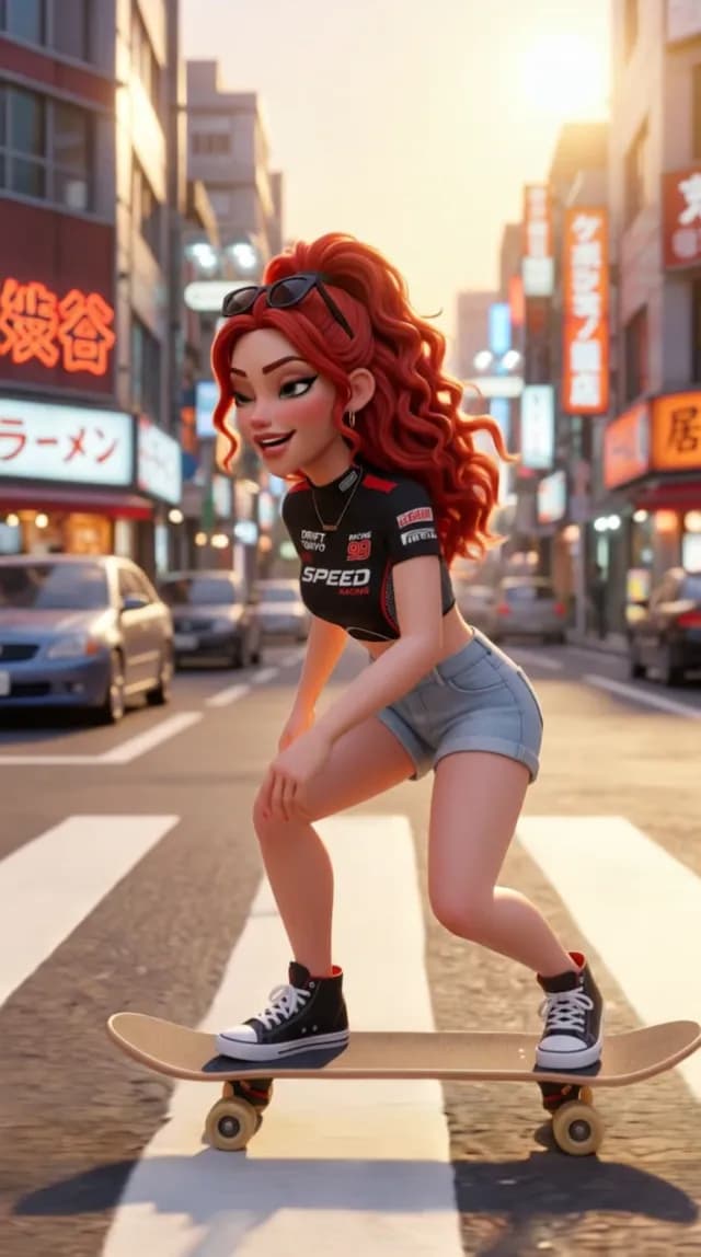 Skateboard Street Ride