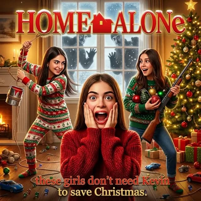 Holiday Window Mischief