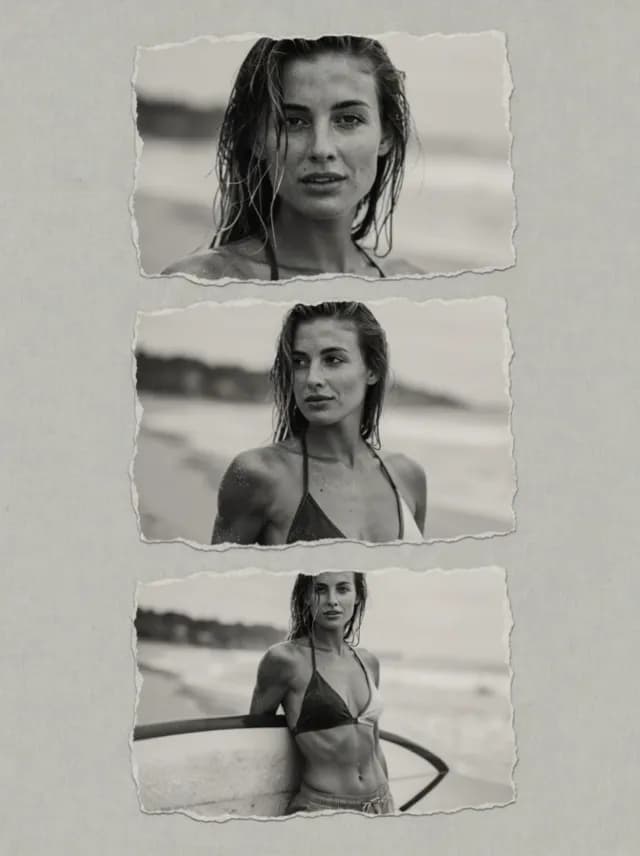 Torn-Edge Film Collage