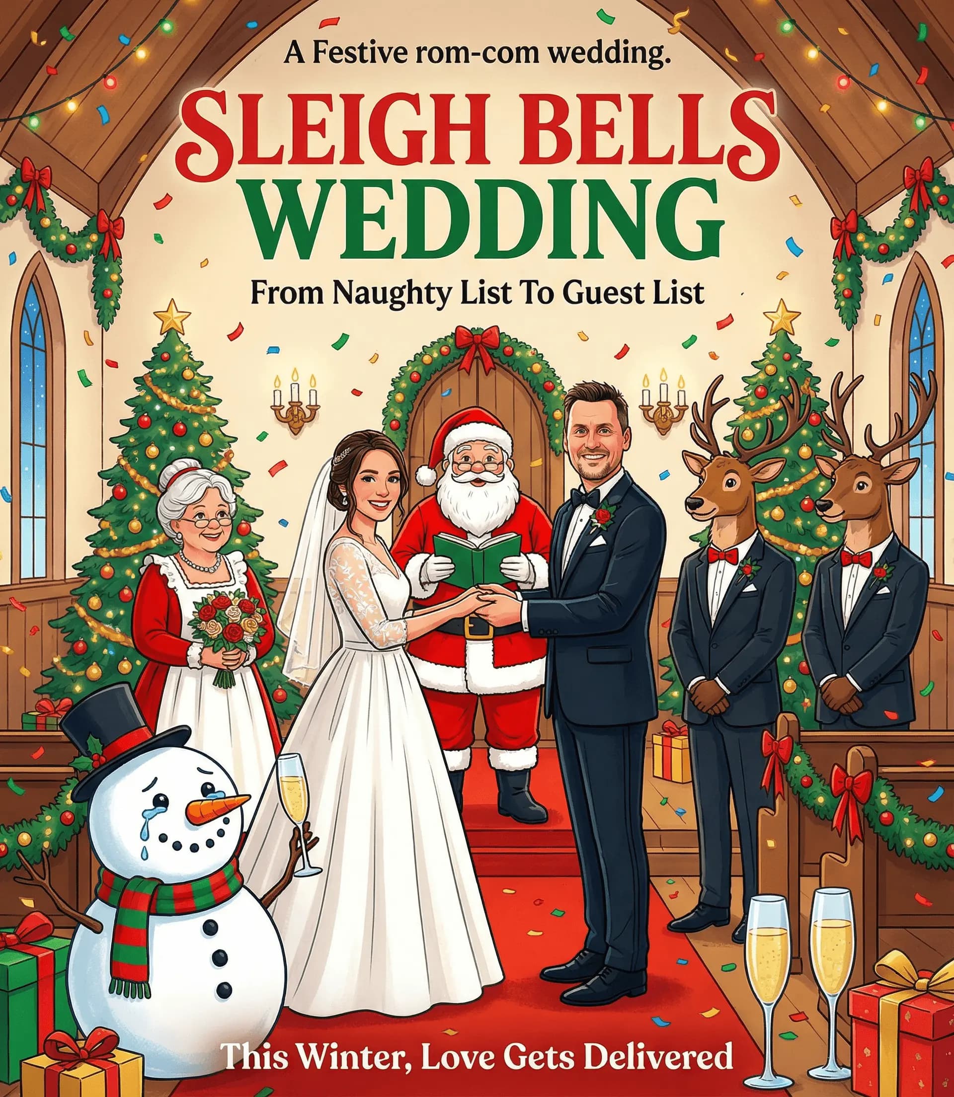 Winter Vows background blur