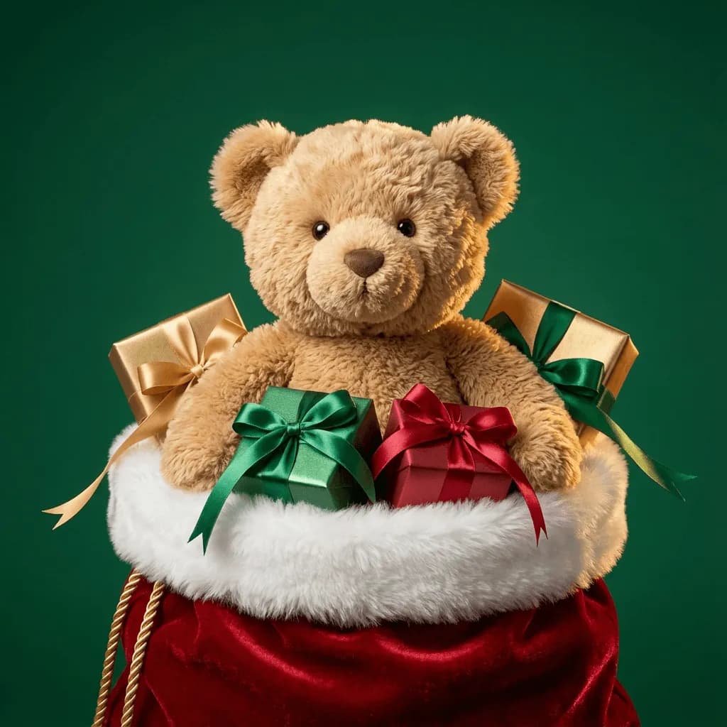 Santa Sack Product Hero background blur