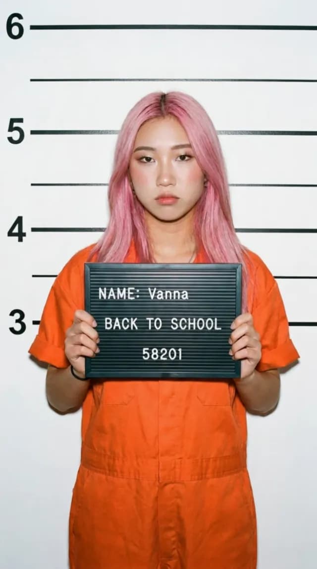 Back To School Mugshot