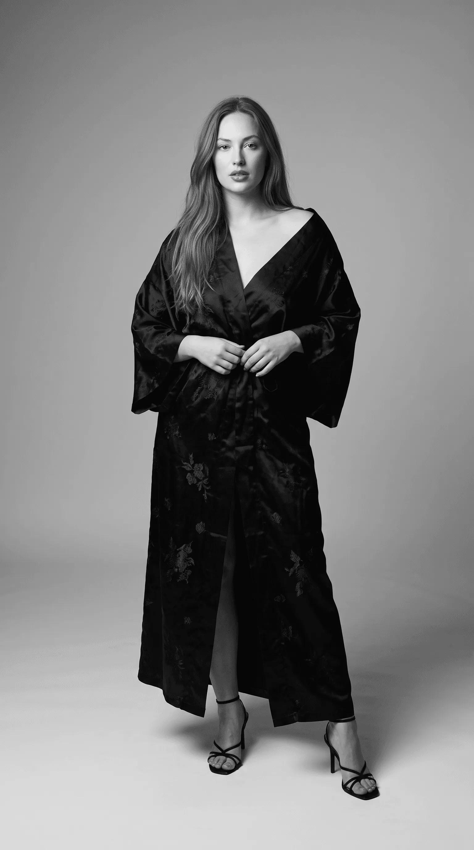 Monochrome Kimono Editorial 2 of 3