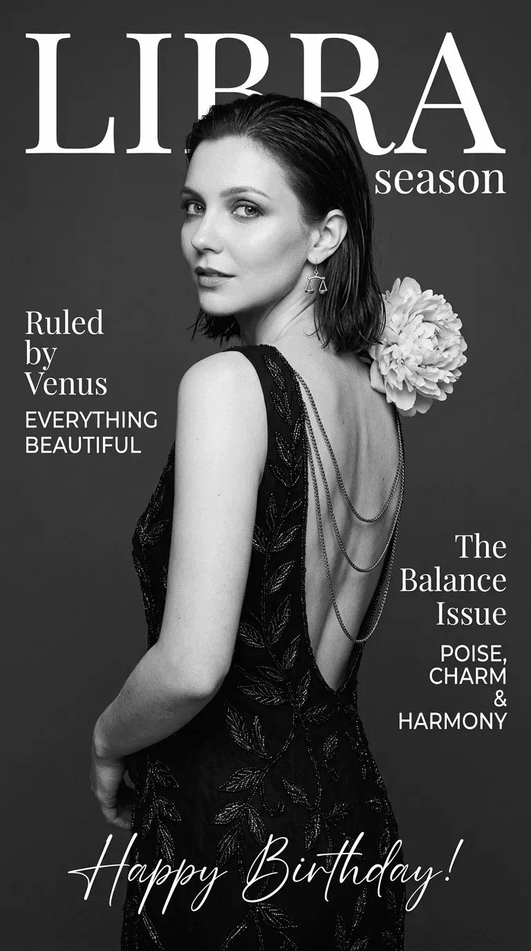 Libra Season Birthday Cover 2 of 3