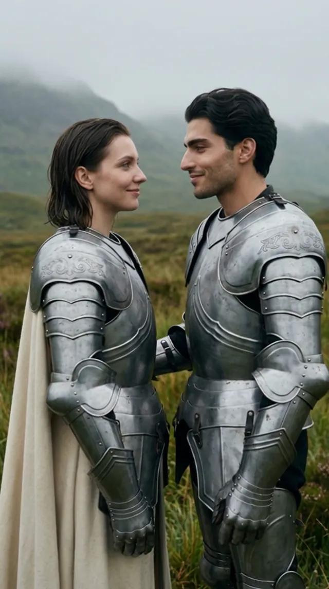 Silver Knight Embrace