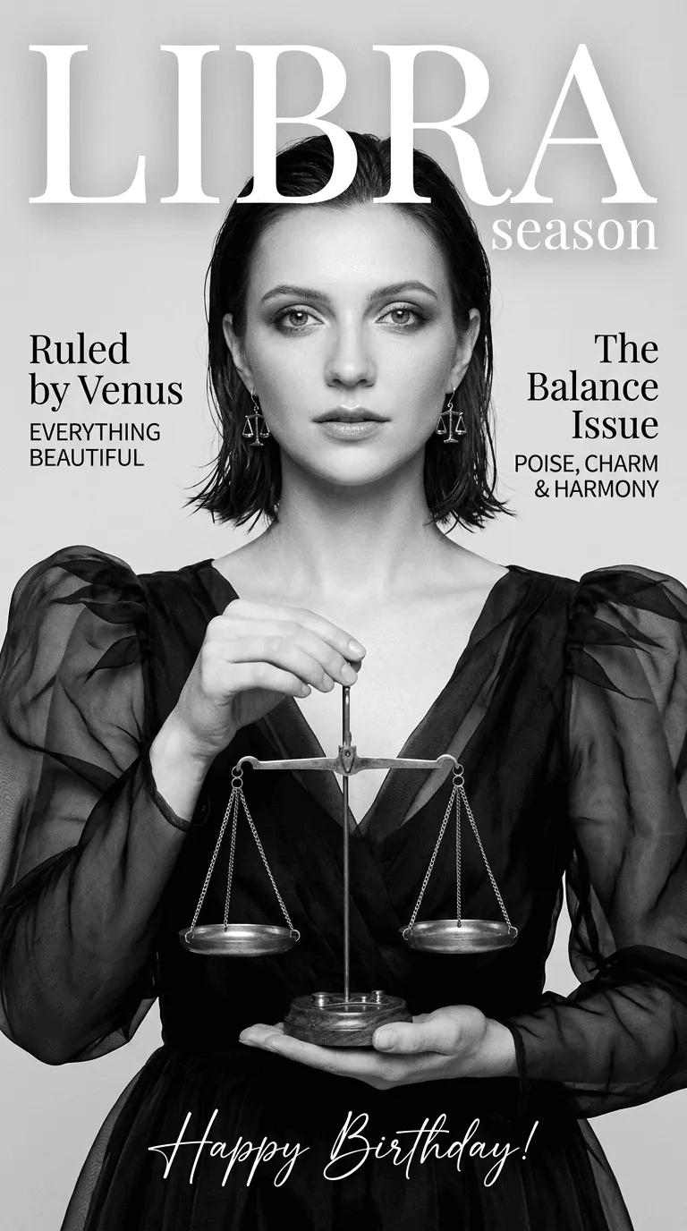 Libra Season Birthday Cover 3 of 3