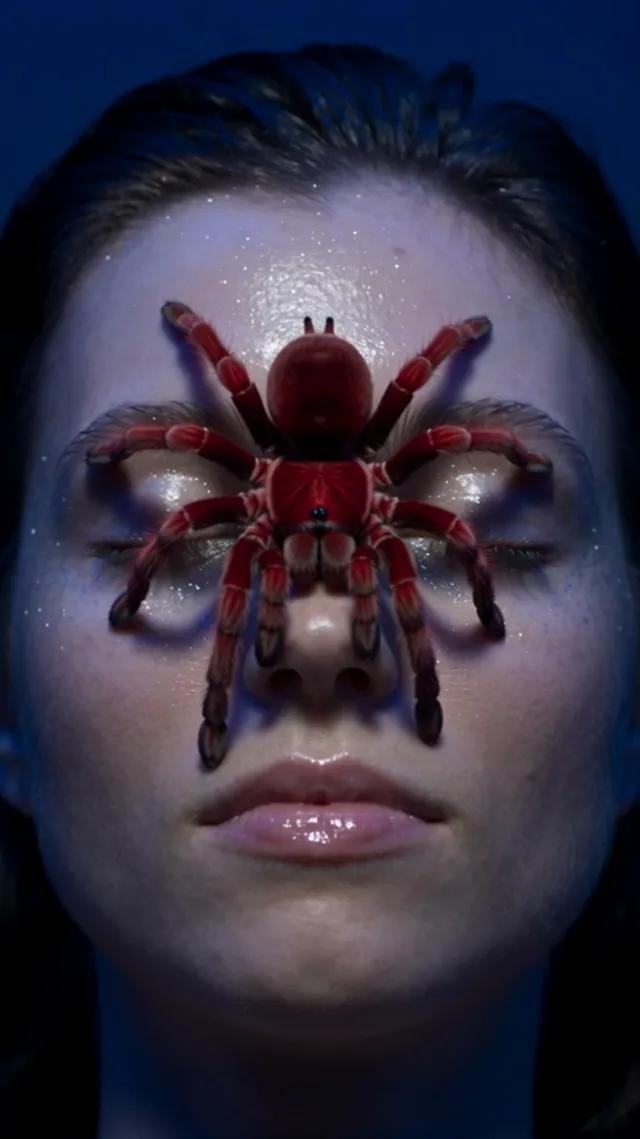 Red Tarantula Close-Up